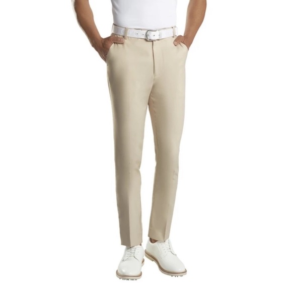 G/FORE Men’s Core Straight Leg Trouser Golf Pants Size 33/32 Stone Color C.